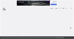 Desktop Screenshot of dj-lab.de